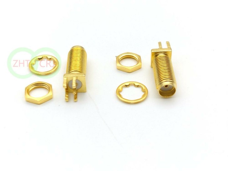 Uxcell SMA Female PCB Connector (5-Pack) - Edge Mount Solder Clip RF Connector - View #8