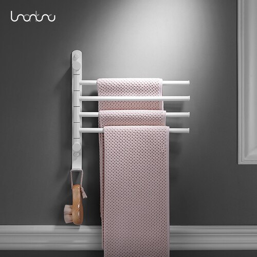 white towel bar