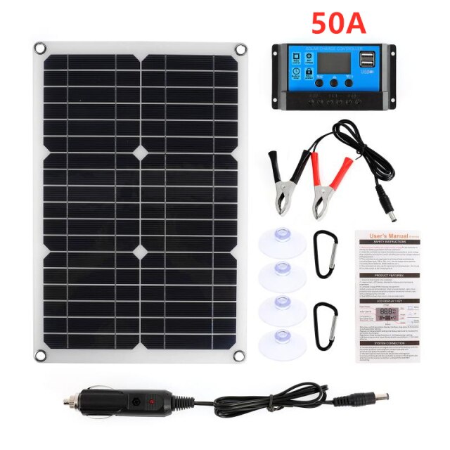With 50A controller