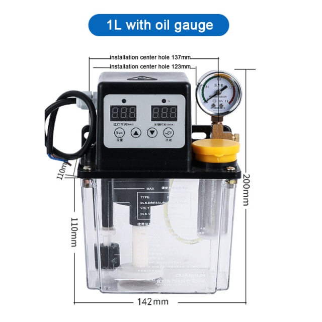 1L with oil gauge