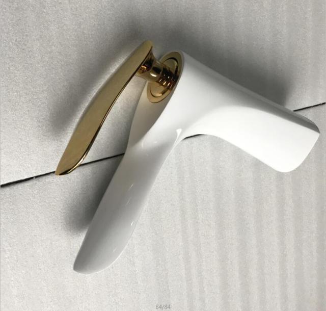 White with gold