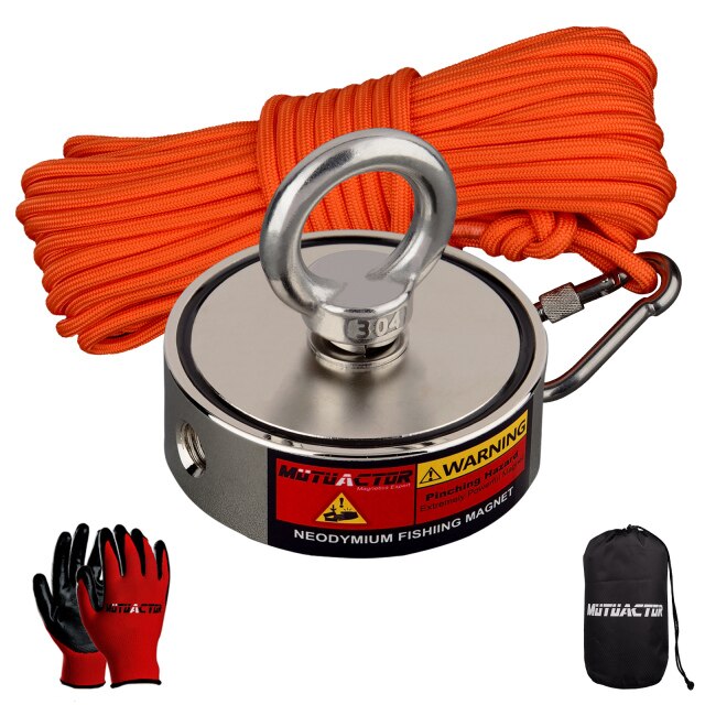Magnet and rope