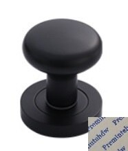 Round Matte Black