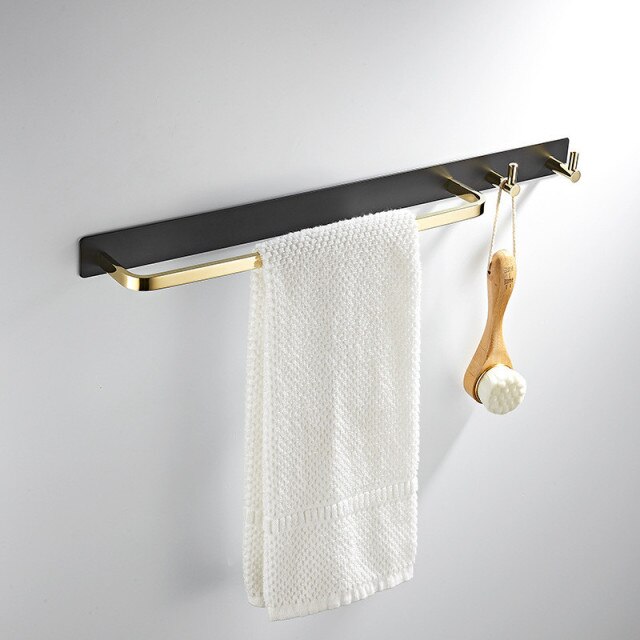 Gold and black