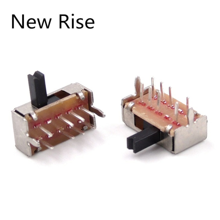 100Pcs-SK23D07-8-Pin-PCB-3-Position-2P3T-DP3T-Miniature-Slide-Switch-Side-Knob-SK23D07VG5-Handle