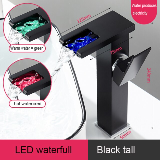 black LED tall