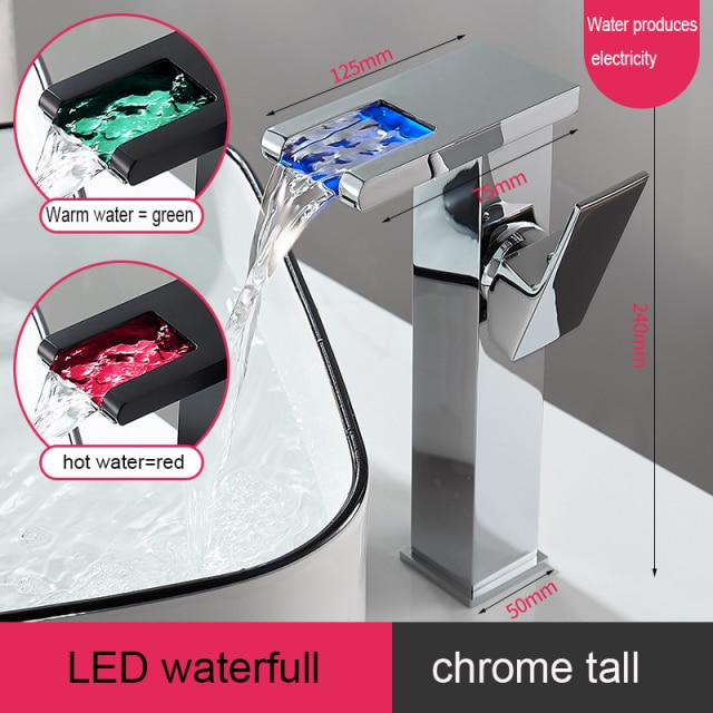chrome LED tall
