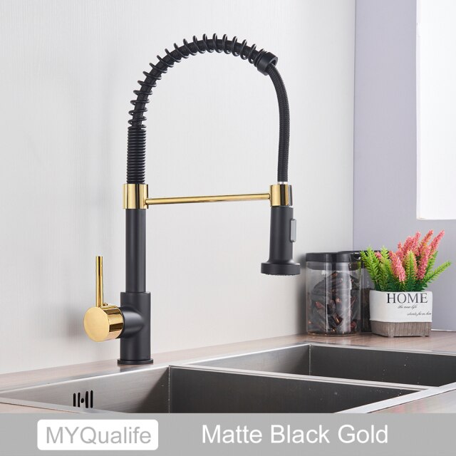 matte Black and gold