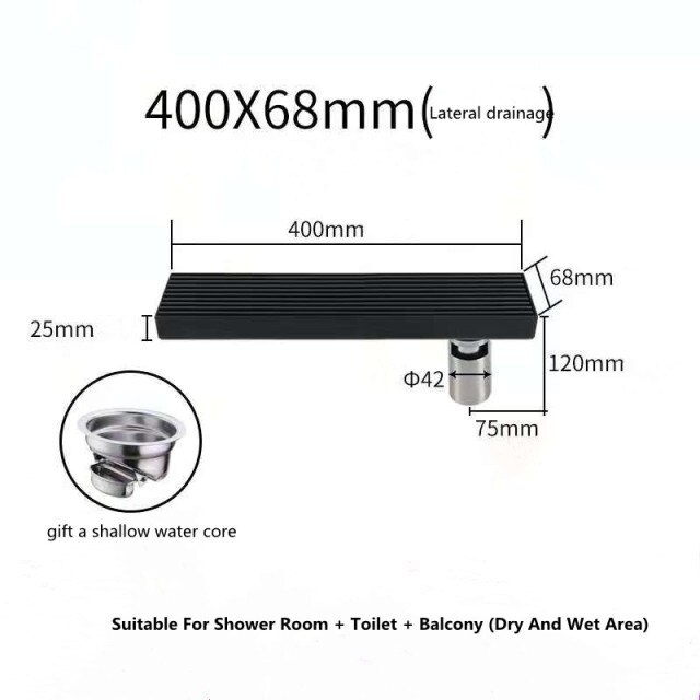 40cm side hole
