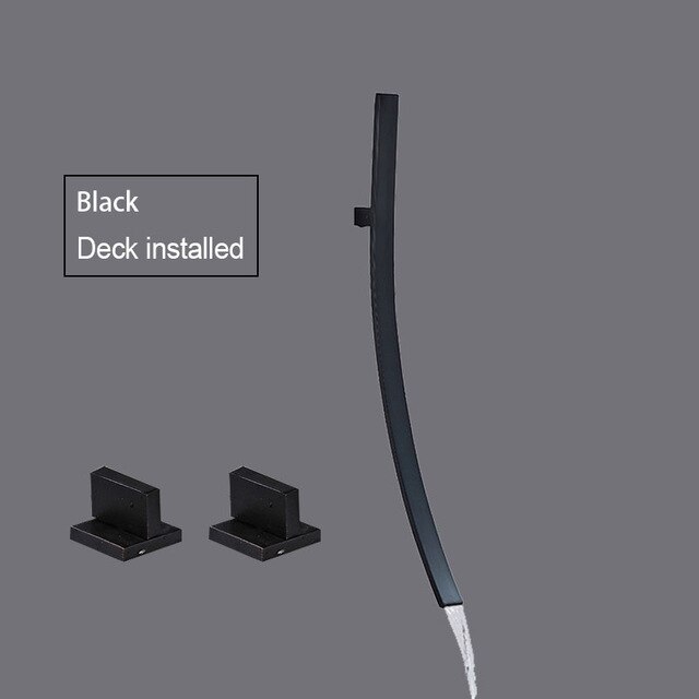 Deck Mounted Black