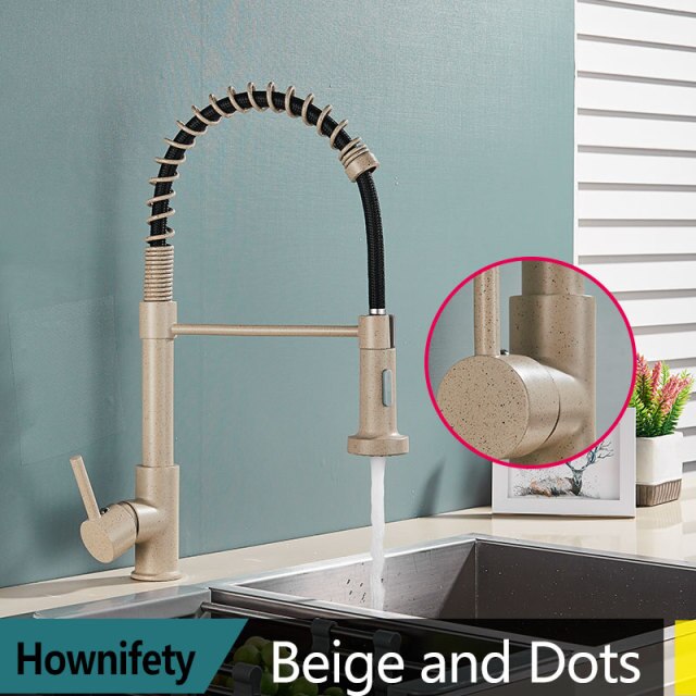 Beige with dots