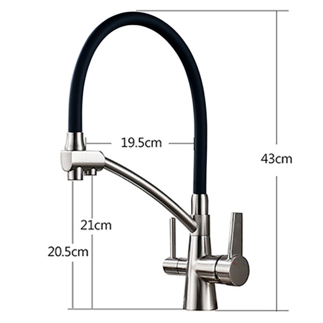Brushed Nickel Black