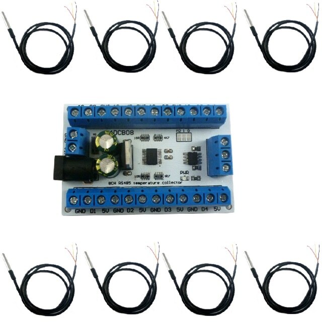 Board and 8xDS18B20