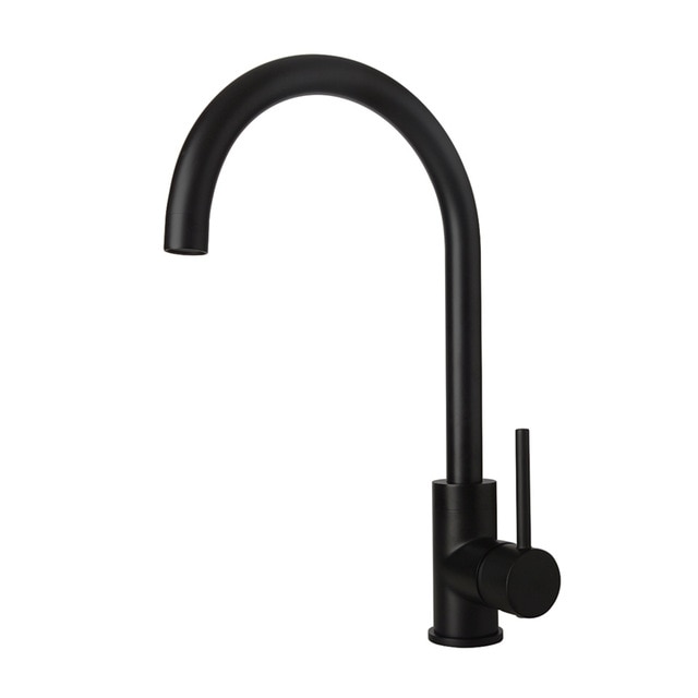 Mat Black Tap Round