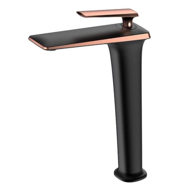Black with Rose Gold