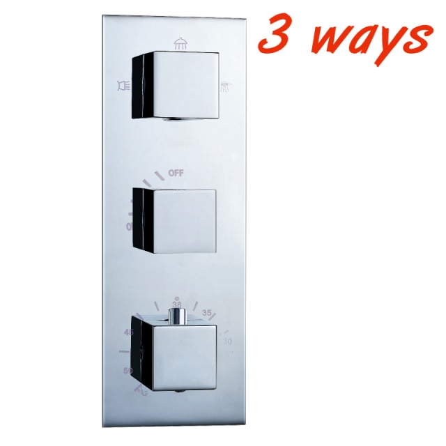 Chrome Square 3-way