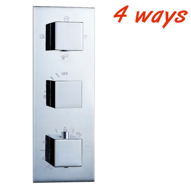 Chrome Square 4-way