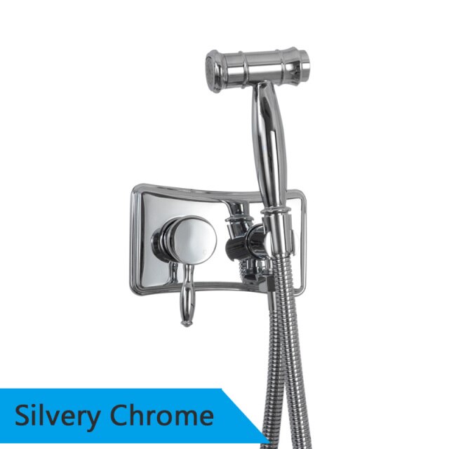 Chrome bidet faucet