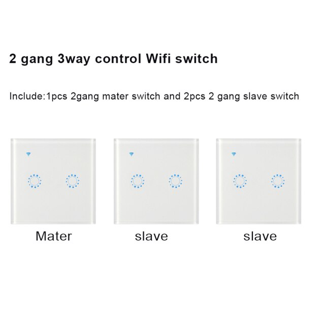 2 gang 3 way white