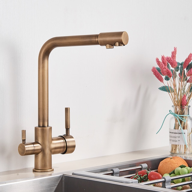 antique brass