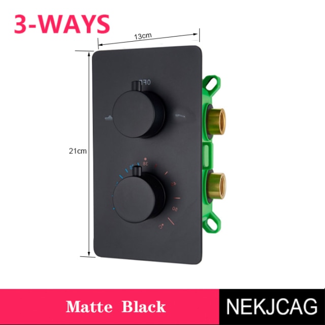 Matte Black 3 way