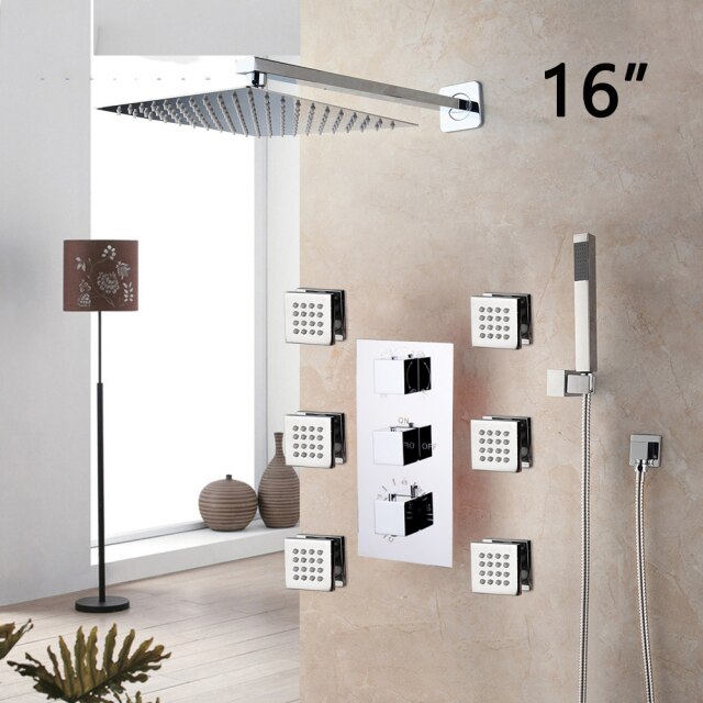 16 inch shower