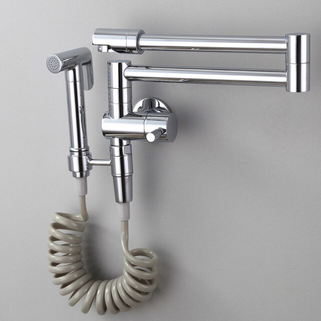 With Hand shower