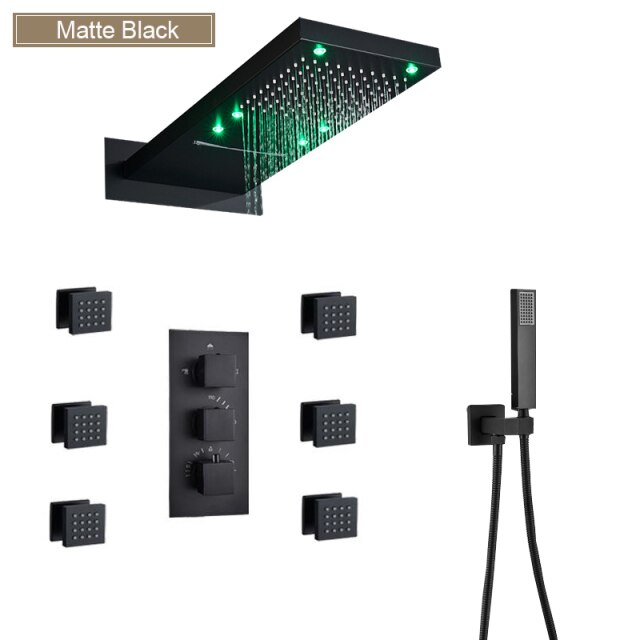 Led Black Full Set