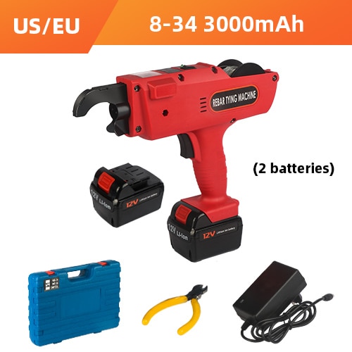 8-34M 2pcs 3000mAh