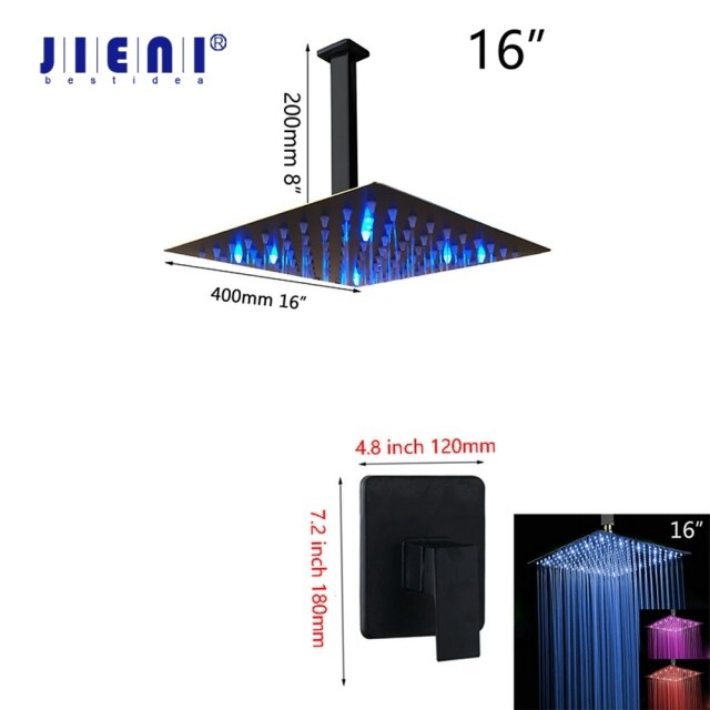 LED 16 Inch Shower
