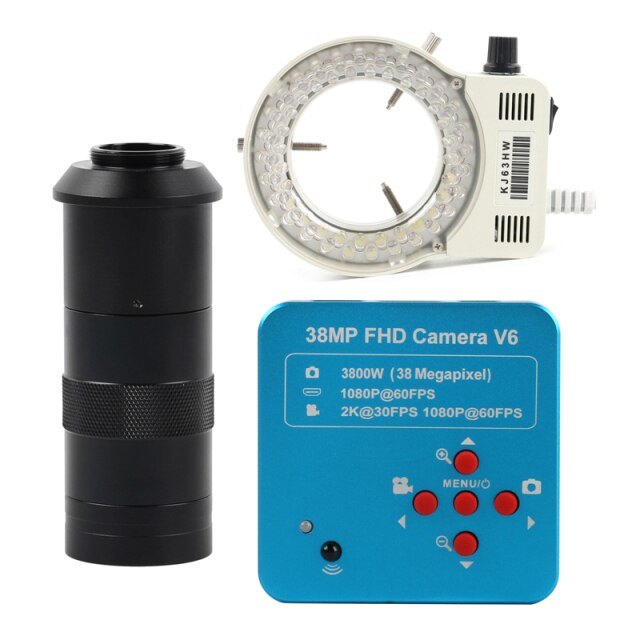 100x lens with Light