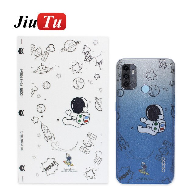 500pcs 3D Clear Back