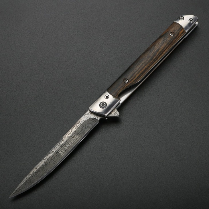 Xuanfeng Mini Összecsukható Kés Hordozható Nagy Keménységű Acél Zseb Kést Kemping Vadászat