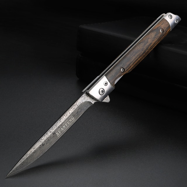 Xuanfeng Mini Összecsukható Kés Hordozható Nagy Keménységű Acél Zseb Kést Kemping Vadászat