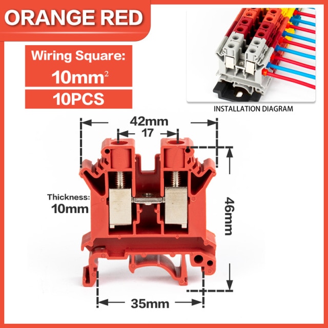 Orange-10PCS
