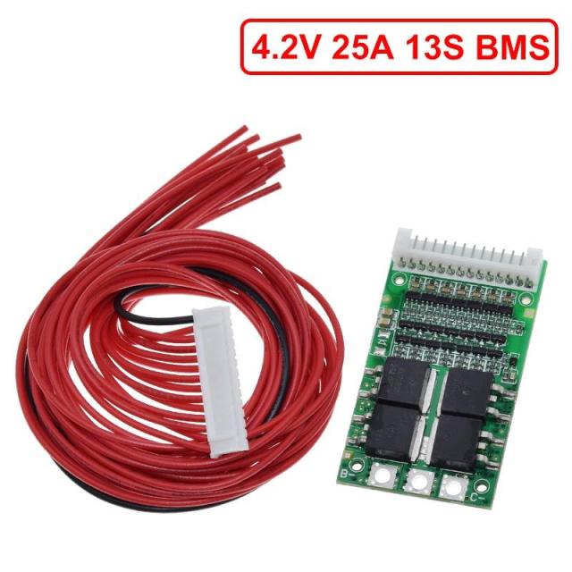 4.2v 25a 13s bms