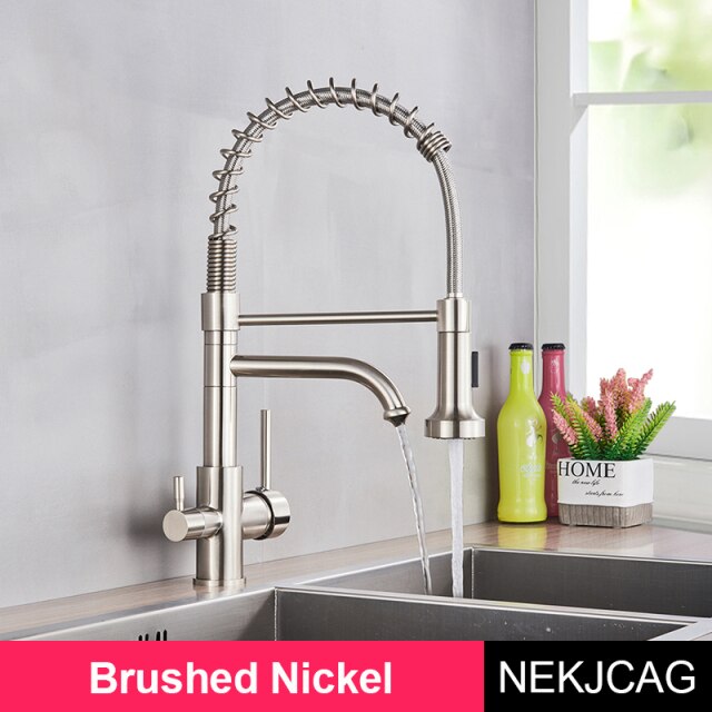 Brushed nickel