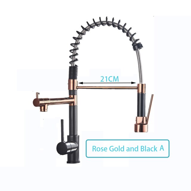 Rose gold Black A