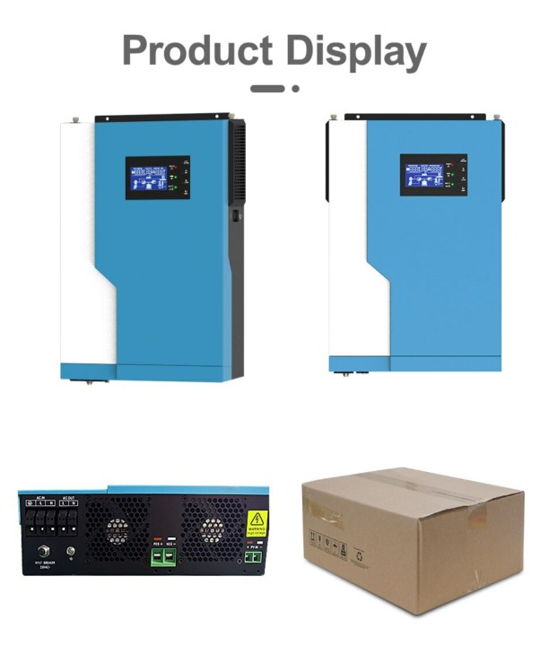 5500W 48V Ki Rács Hibrid Solar Inverter Mppt 100A 230V Pv 120-500Vdc ...
