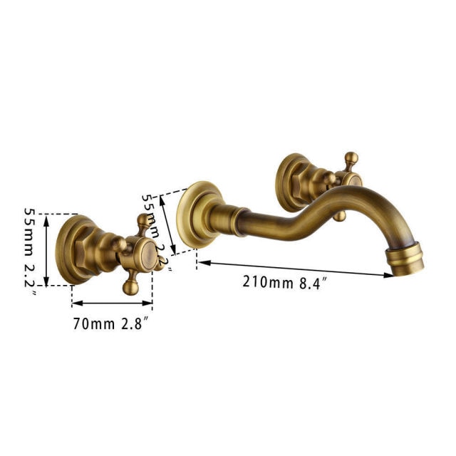 antique brass
