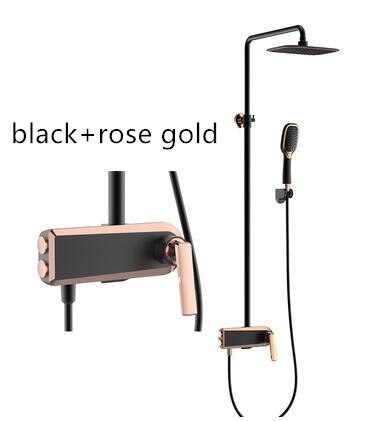 Rose gold black