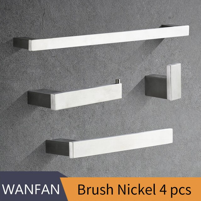 Brush Nickel 4 PCS