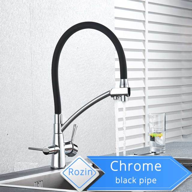 Chrome Black Pipe