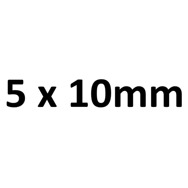 5x10 mm