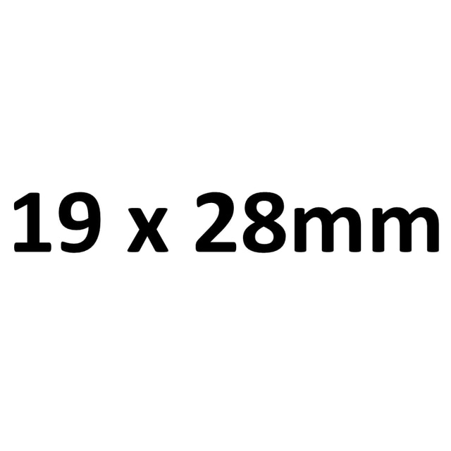 19x28 mm