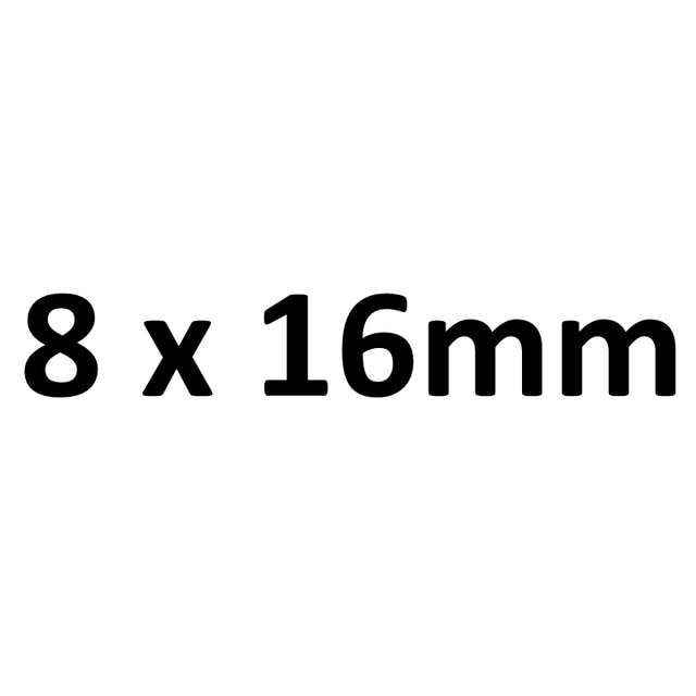 8x16 mm