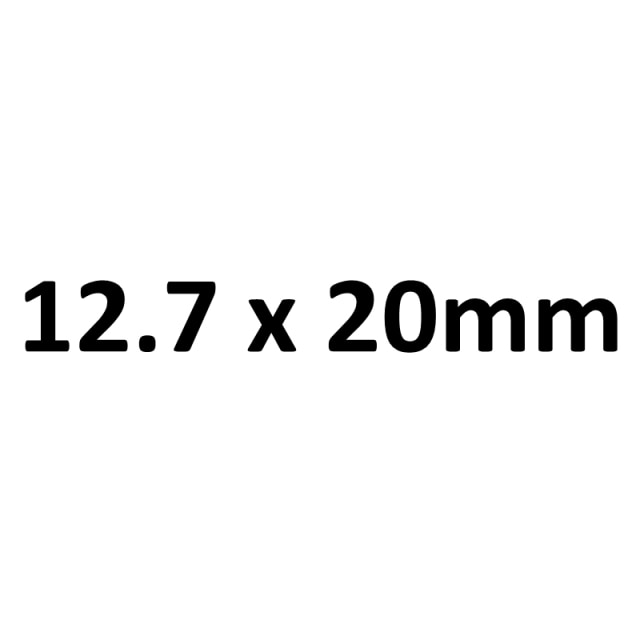 12.7x20 mm