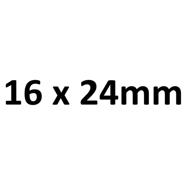 16x24 mm