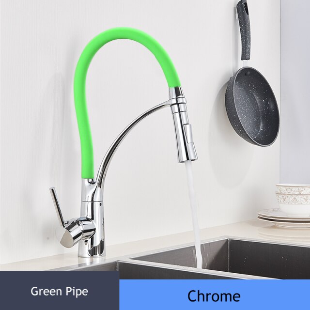 Chrome Green Pipe