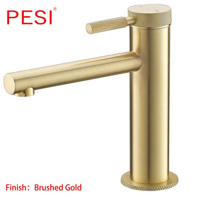 Brushed Gold Round